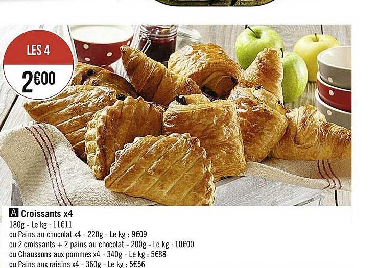 Croissants X4