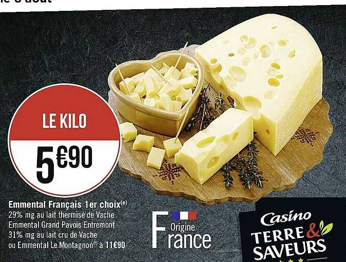 emmental français 1er choix