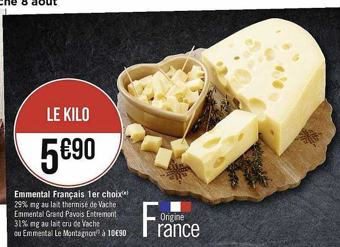 emmental français 1er choix