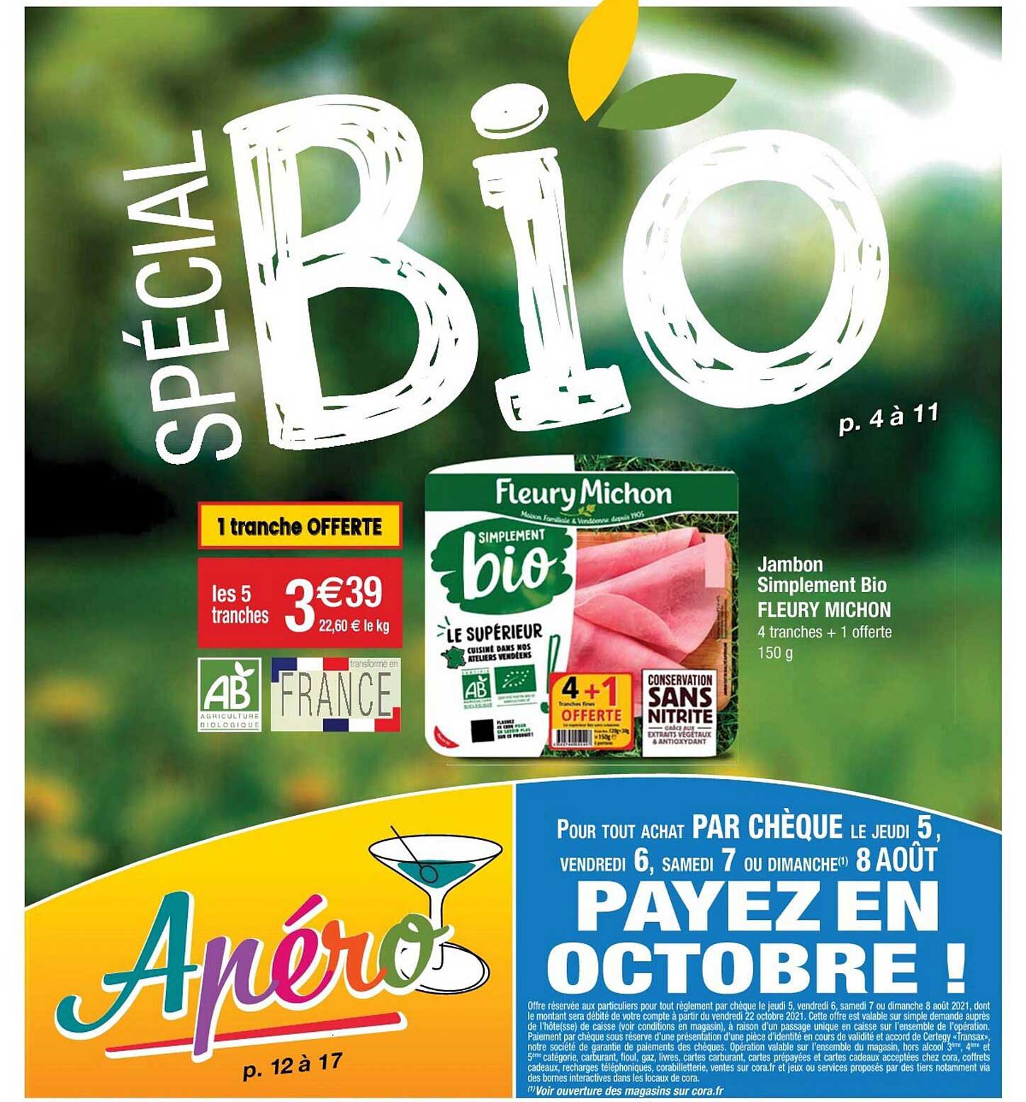 jambon simplement bio fleury michon