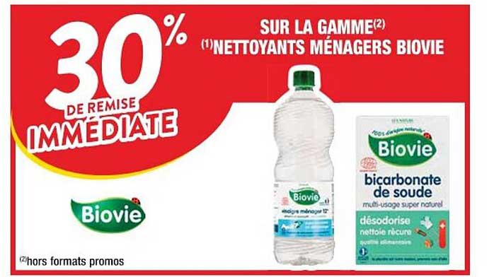 la gamme nettoyants ménagers biovie