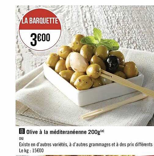 olive à la méditerranéenne 200g