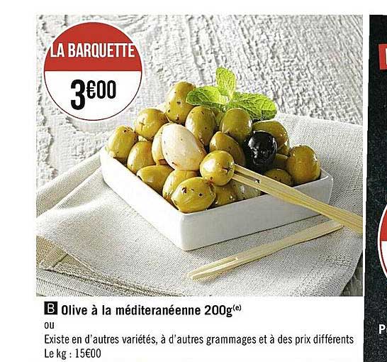 olive à la méditerranéenne 200g