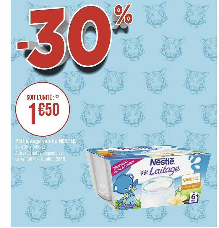 P'tit Laitage Vanille Nestlé