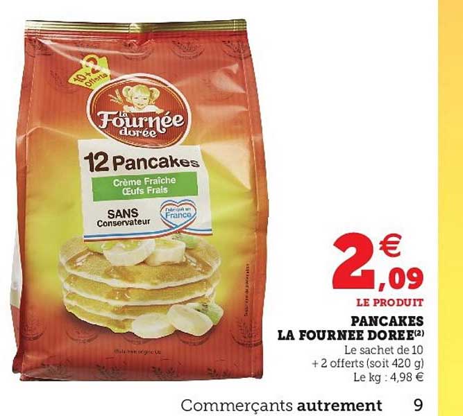 pancakes la fournée dorée