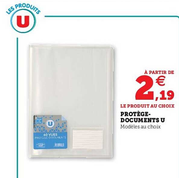 protège-documents u
