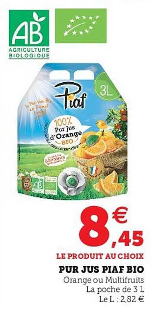 pur jus piaf bio