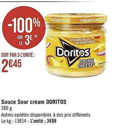 sauce sour cream doritos