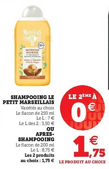 shampooing le petit marseillais ou après-shampooing