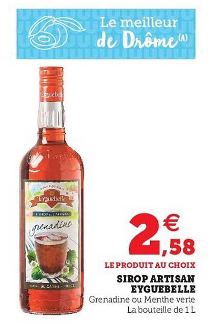 sirop artisan eyguebelle