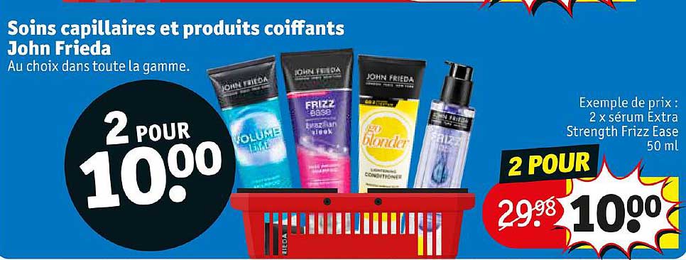 soins capillaires et produits coiffants john frieda