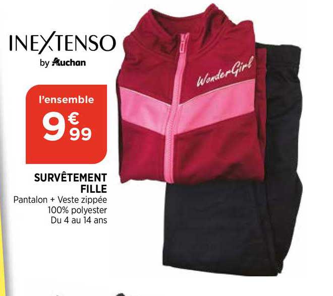 survêtement fille in extenso