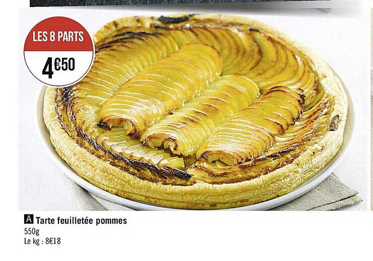 Tarte Feuilletée Pommes