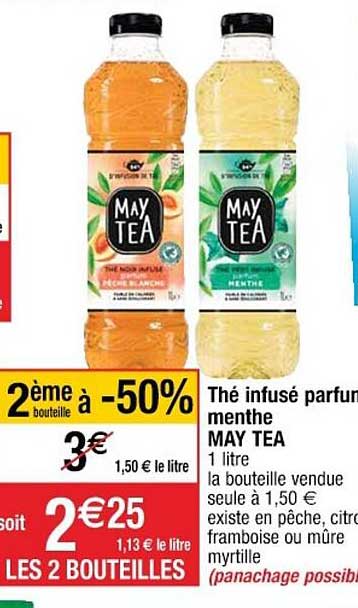 thé infusé parfum menthe may tea