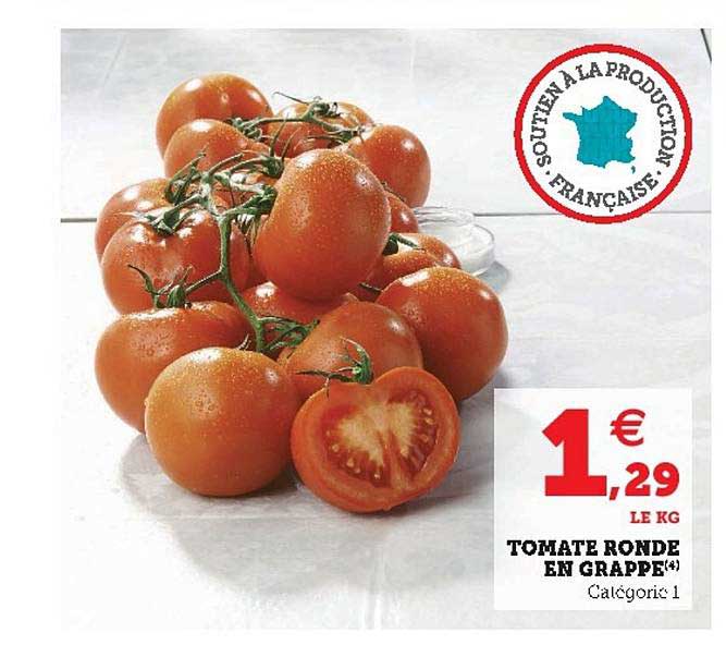 Tomate Ronde En Grappe