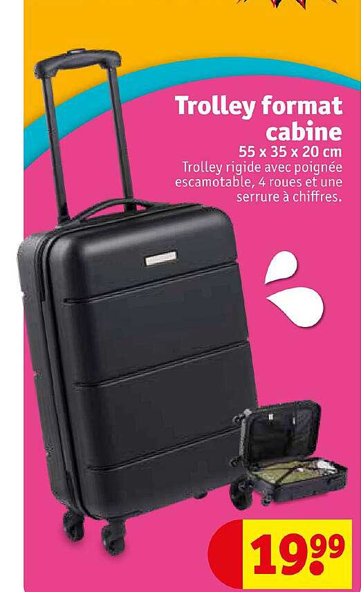 trolley format cabine