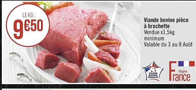 Viande Bovine Pièce à Brochette