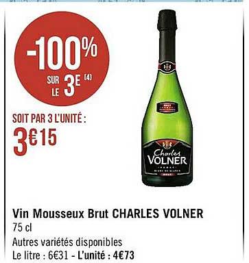 vin mousseux brut charles volner