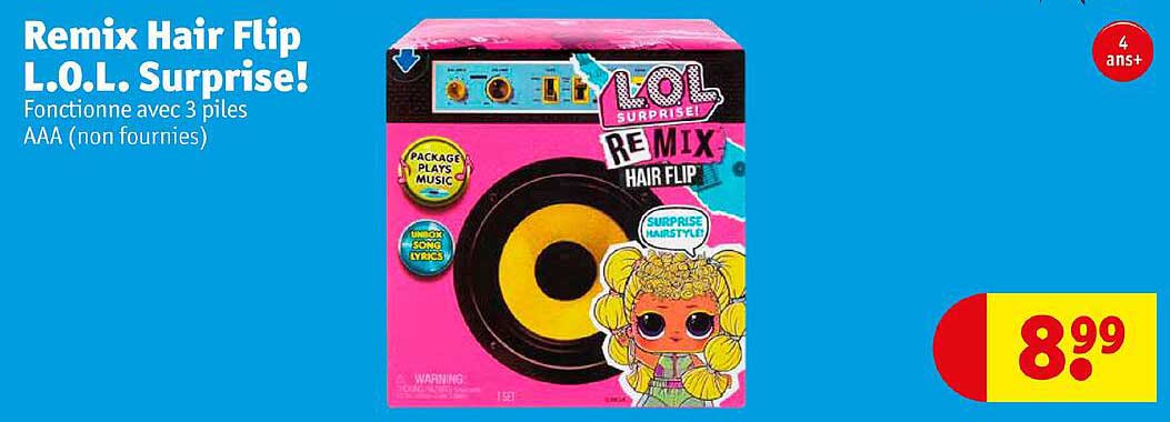 remix hair flip l.o.l. surprise!