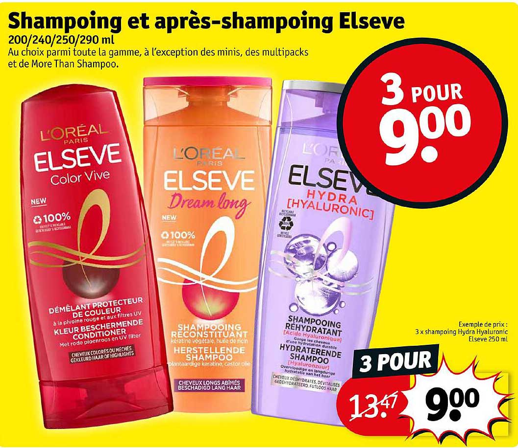 Shampoing Et Après-shampoing Elsève