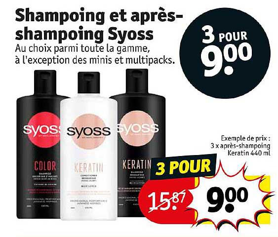 Shampoing Et Après-shampoing Syoss