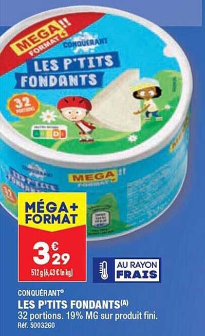 les p'tits fondant conquérant