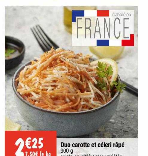 Duo Carotte Et Céleri Râpé