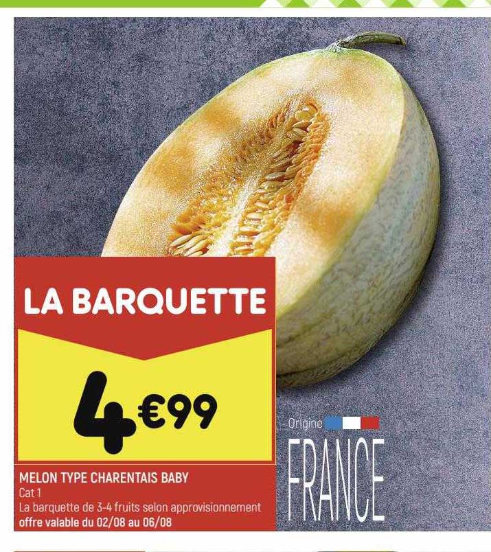 melon type charentais baby