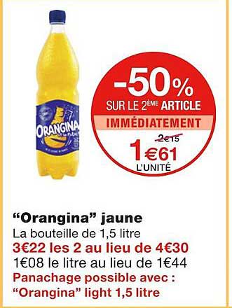 "orangina" Jaune