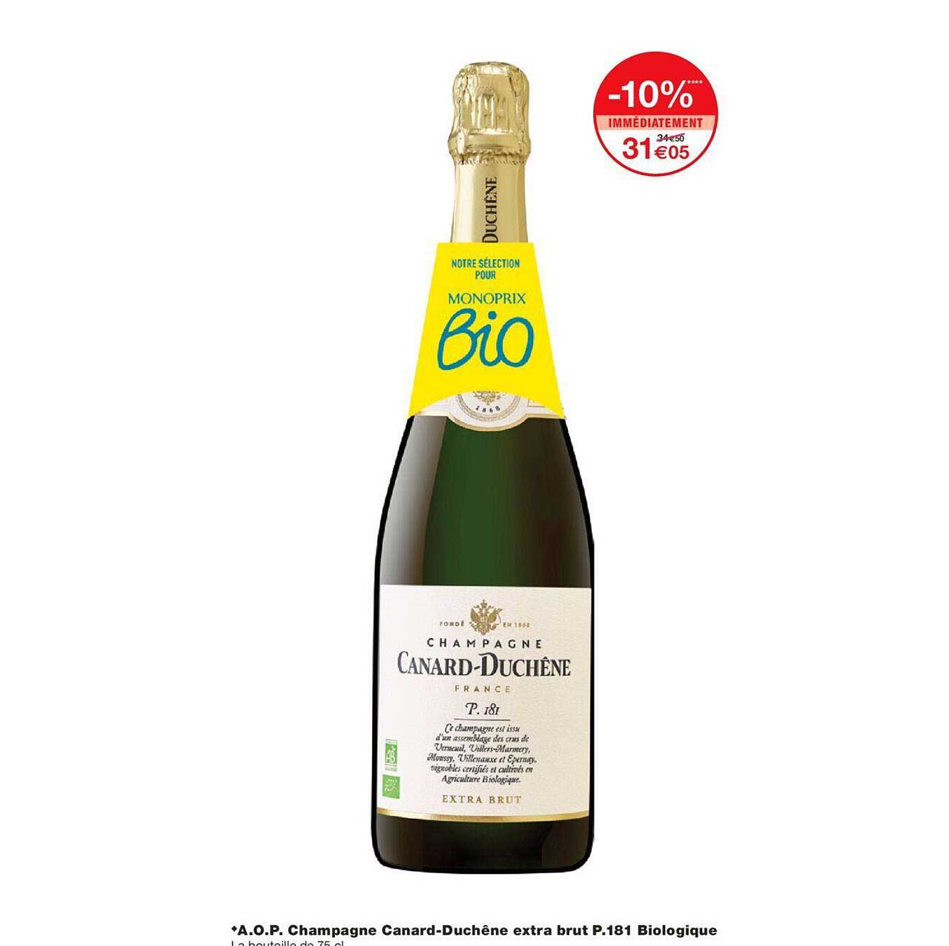 a.o.p. champagne canard-duchene