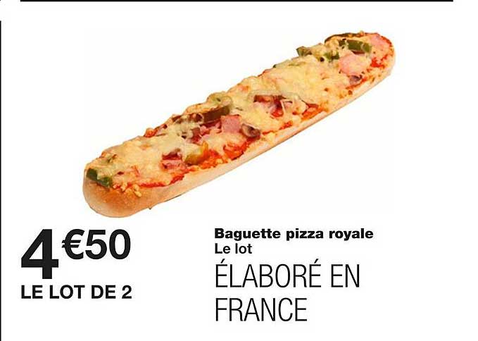 Baguette Pizza Royale