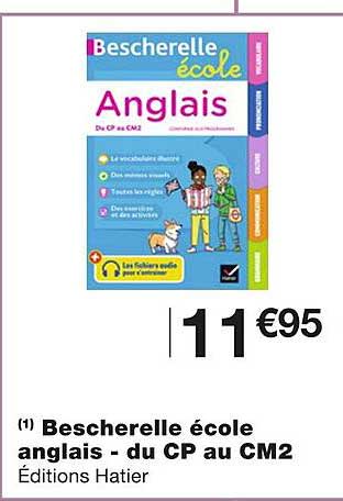 bescherelle école anglais - du cp au cm2