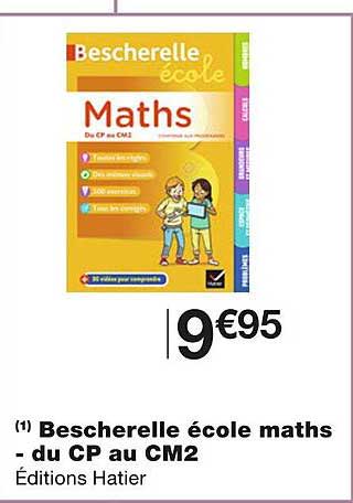 bescherelle école maths - du cp au cm2
