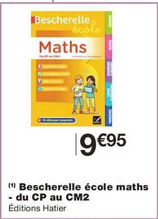 bescherelle école maths - du cp au cm2