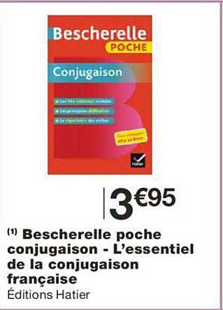 bescherelle poche conjugaison - l'essentiel de la conjugaison française
