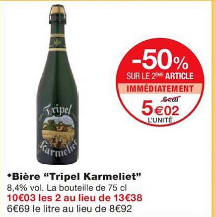 bière tripel kameliet