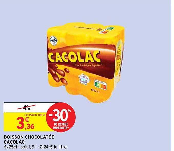 boisson chocolatée cacolac