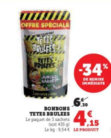 bonbons têtes brûlées