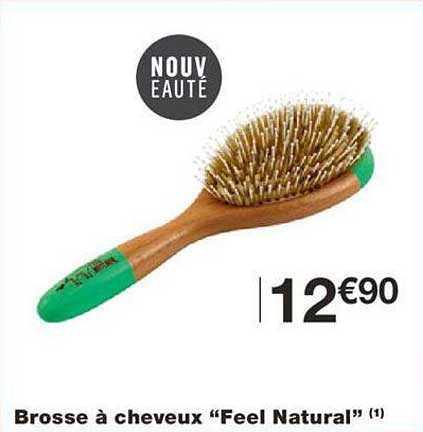 brosse à cheveux "feel natural"