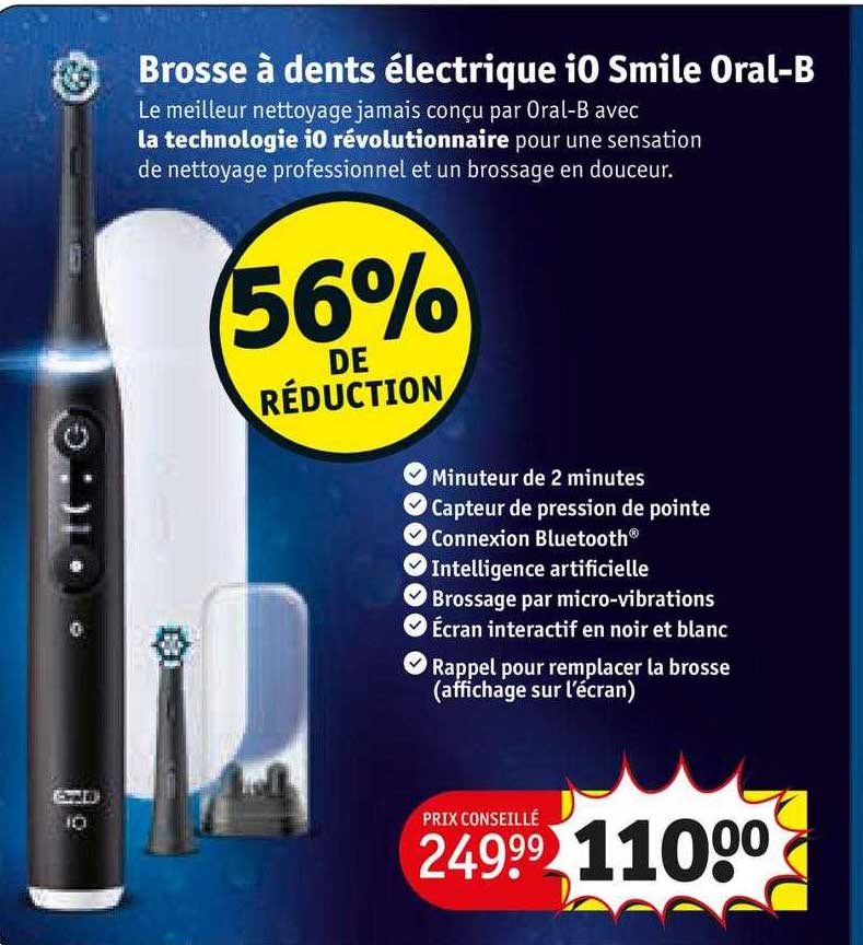 brosse à dents électrique i0 smile oral-b