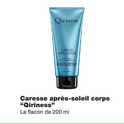 caresse après-soleil corps "qiriness"