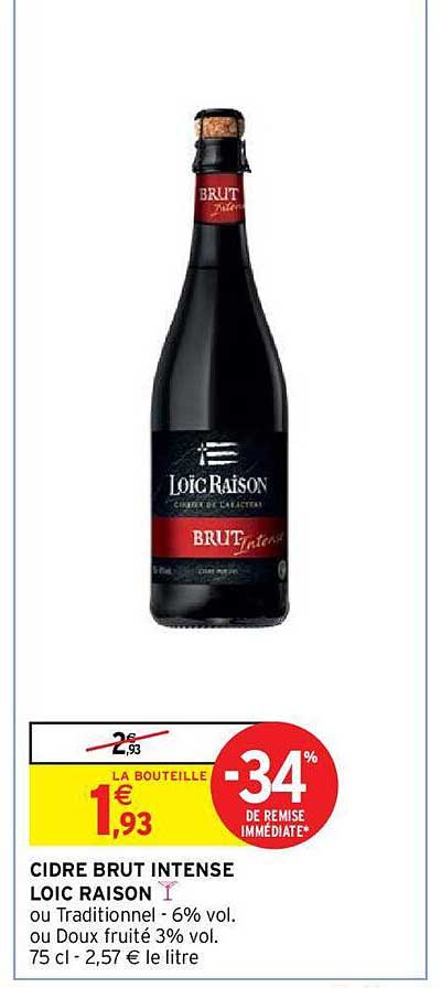 cidre brut intense loic raison