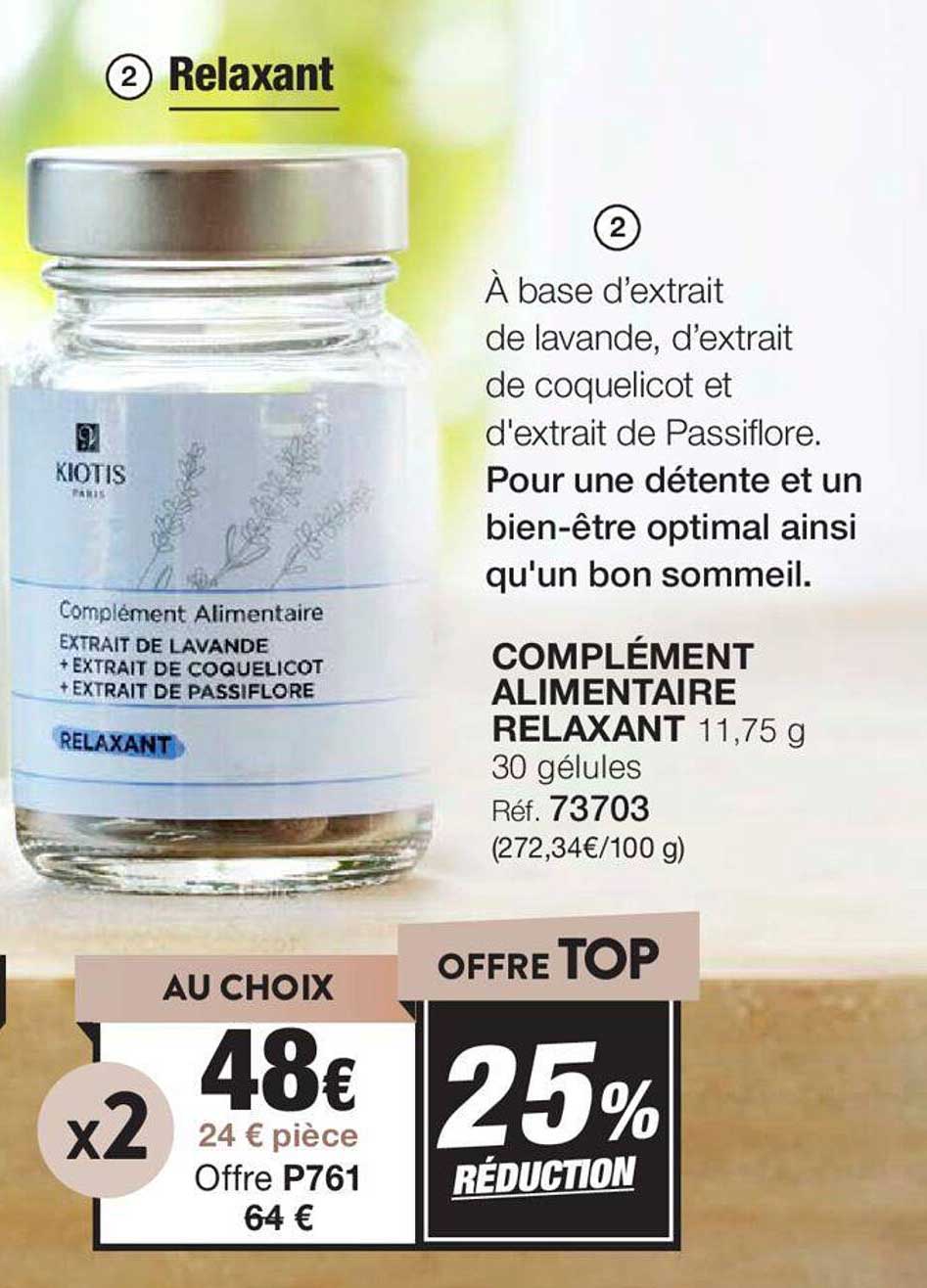 complément alimentaire relaxant