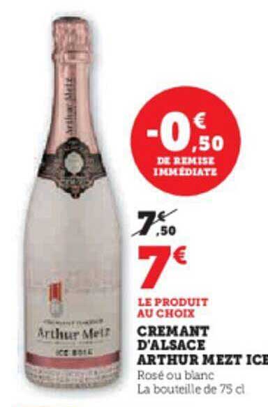 crémant d'alsace arthur metz ice