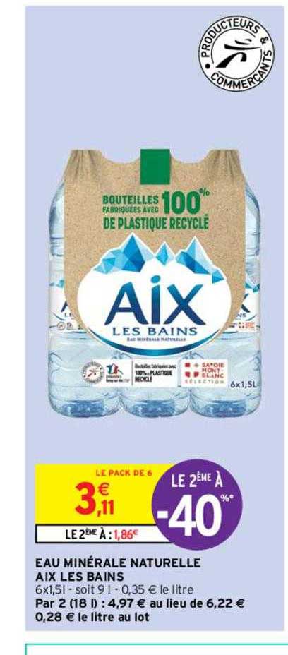 Eau Minérale Naturelle Aix Les Bains