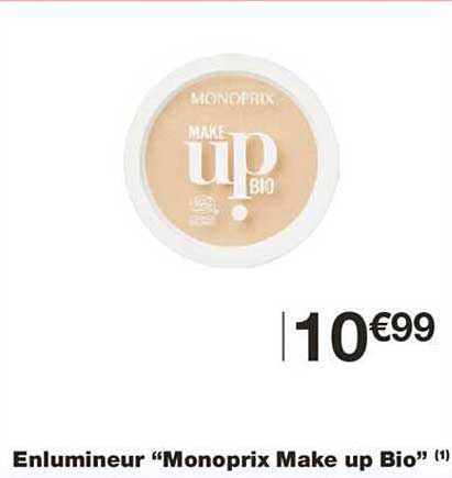 enlumineur "monoprix make up bio"
