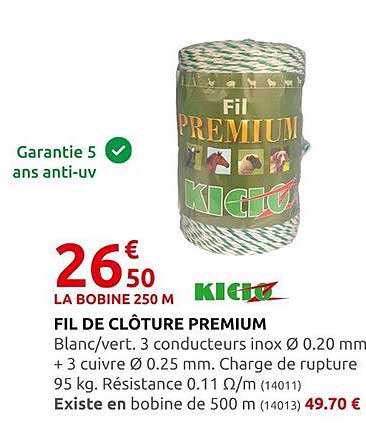 fil de clôture premium kidoz