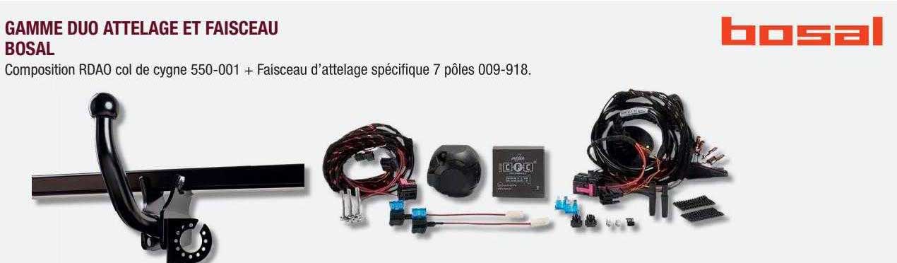 gamme duo attelage et faisceau bosal