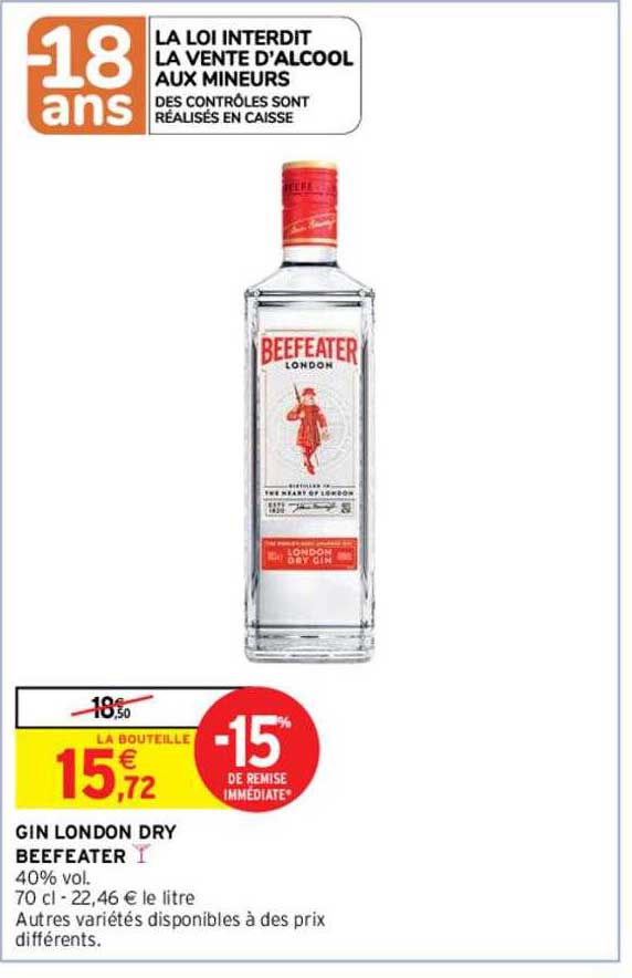 Gin London Dry Beefeater