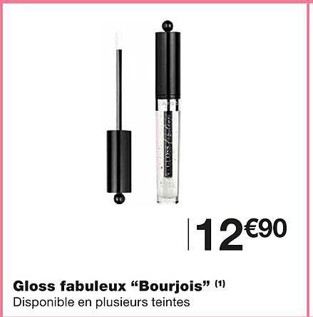 gloss fabuleux "bourjois"